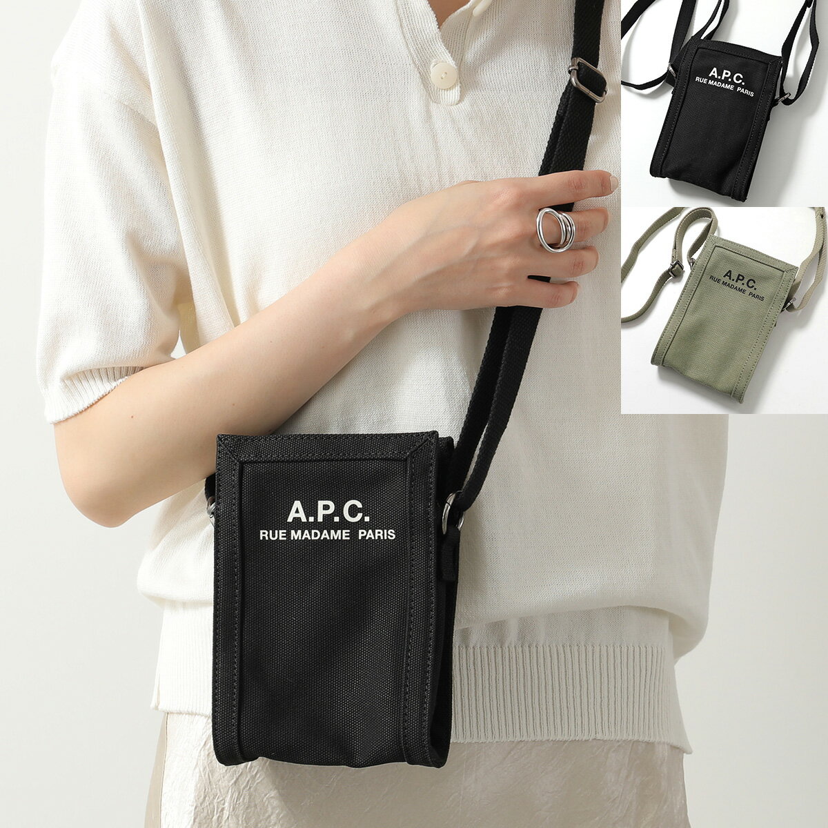 APC A.P.C. アーペーセー ショルダーバッグ RECUPERATION リクーパレイション CODBM H61931 レディース ミニバッグ 鞄 カラー2色