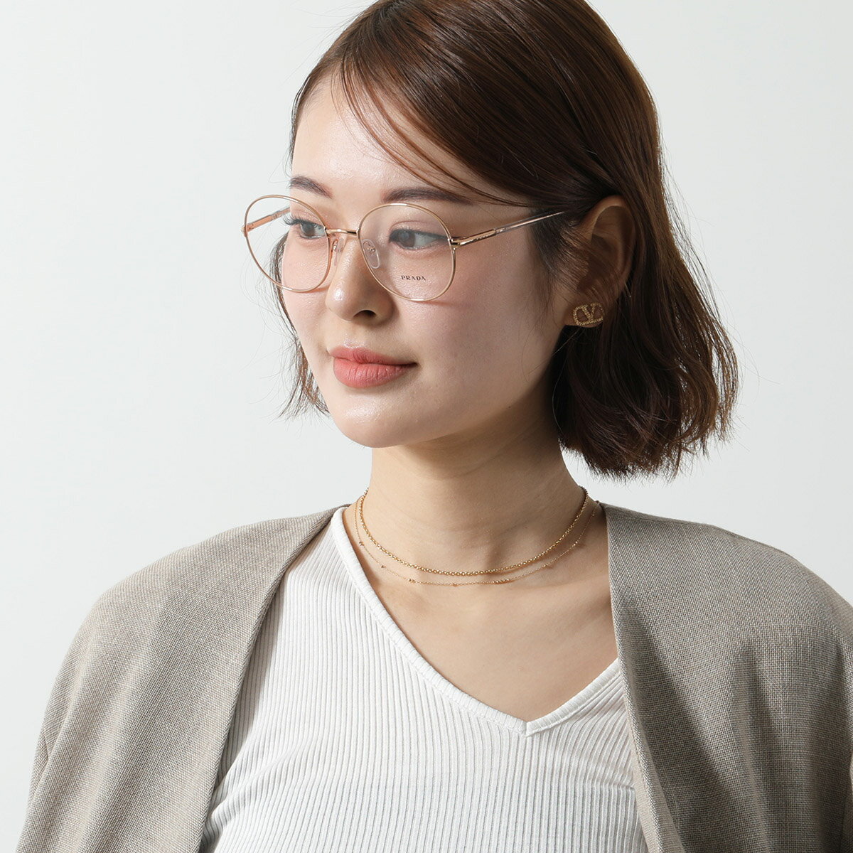【最大2万円OFFクーポン対象・5/17～5/18限定】PRADA プラダ メガネ VPR 55W レデ...