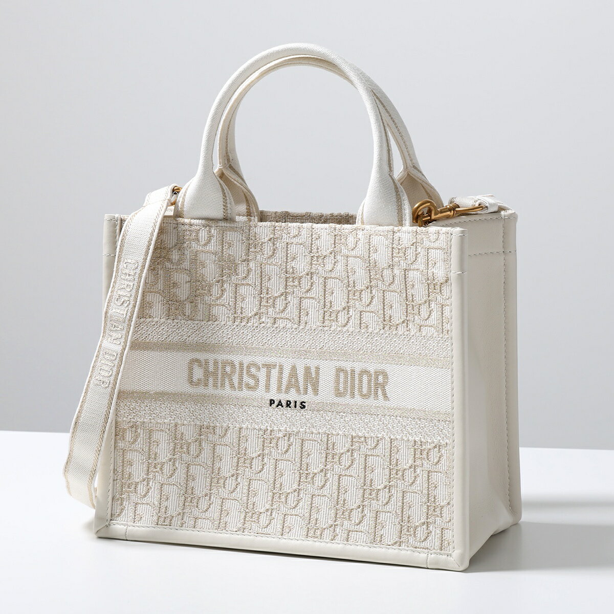 Dior ディオール ハンドバッグ Book Tote スモール M1325CZDL レディース ショルダーバッグ ジャガードロゴ 鞄 M01Eのサムネイル