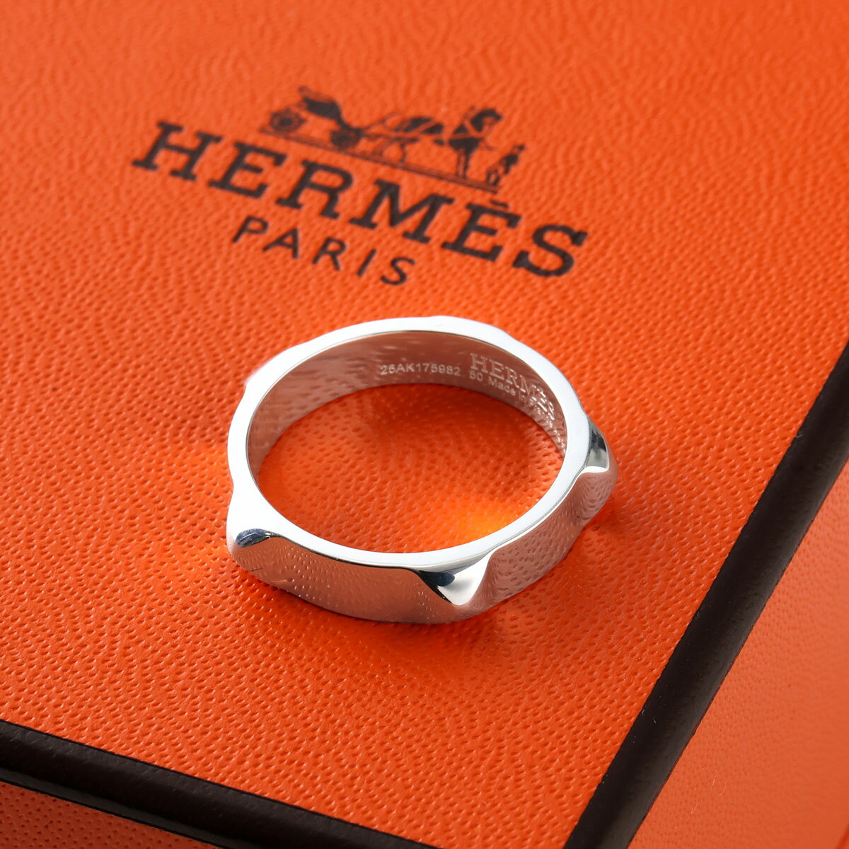 Rakuten - HERMES エルメス リング クル ドゥ アッシュ Clou d H H120631B レディース リング ミニ・クルー PM 指輪 アクセサリー silver925 シルバー