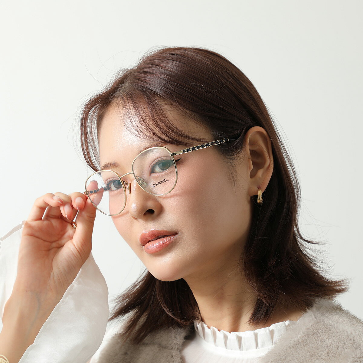 【最大2万円OFFクーポン対象・5/17～5/18限定】CHANEL シャネル メガネ 2223-Q レ...