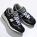 New Balance ニューバランス スニーカー U992BK Made in USA 992 Core レディース Dウィズ スウェード シューズ 靴 BLACK with GREY 006 and WHITE