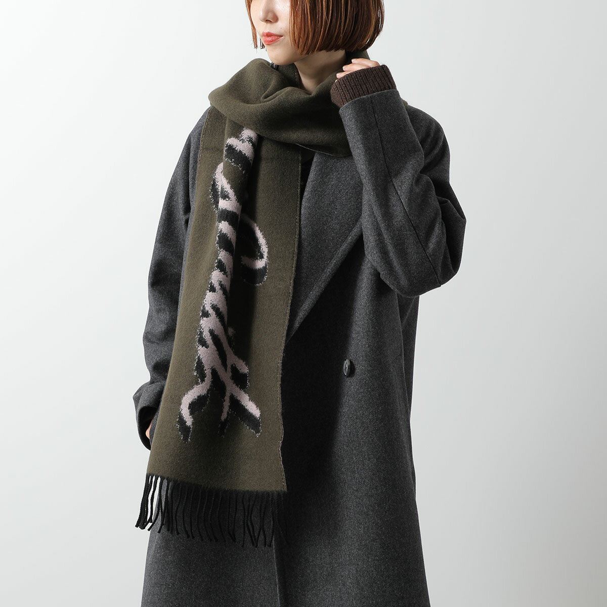 Paul Smith ポールスミス マフラー SCARF LOGO JACQUARD M1A-150C-L550 メンズ レ...