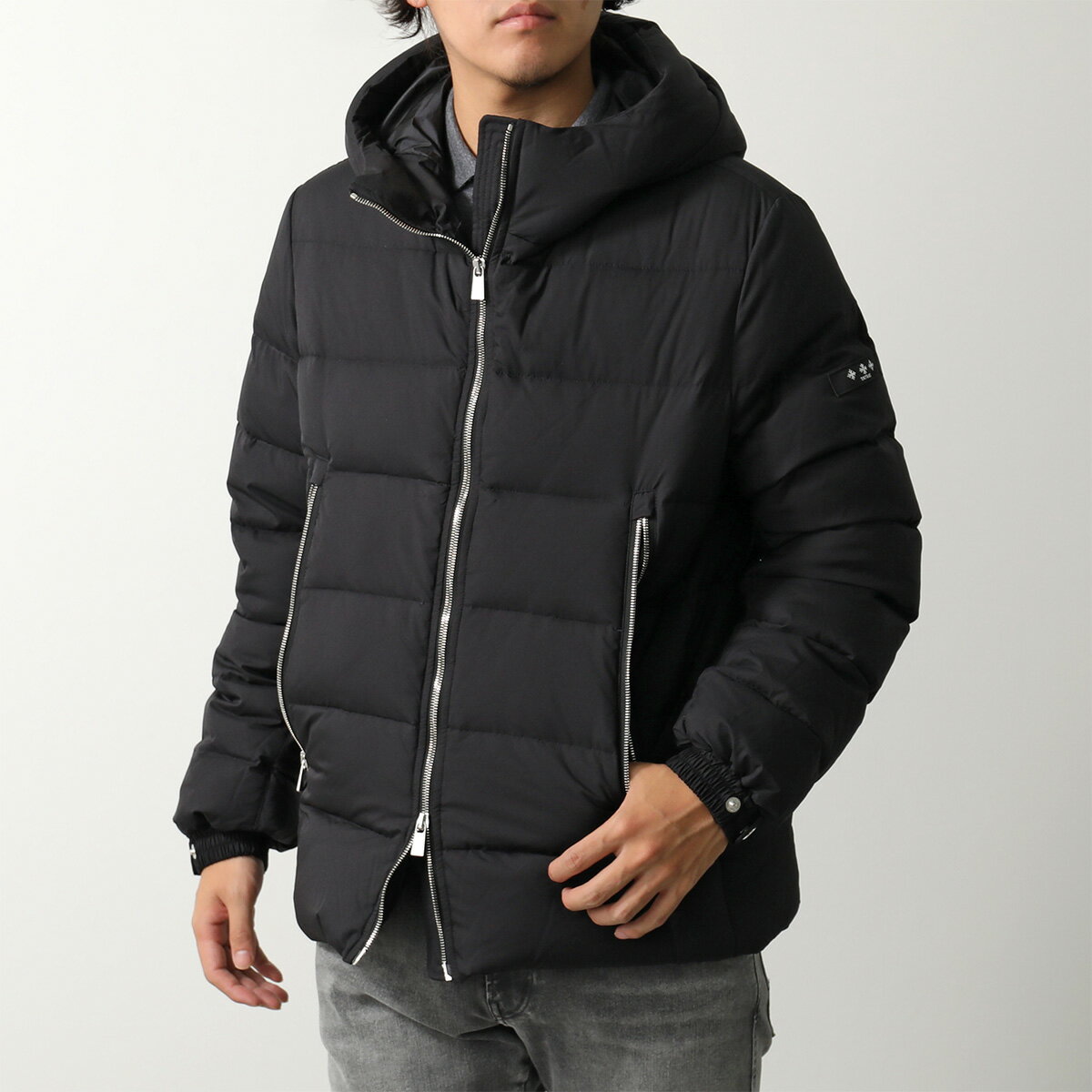 TATRAS タトラス ダウンジャケット CIZIO シツィオ MJXA0017013588 メンズ ナイロン フード フーディー ショート丈 BLACK