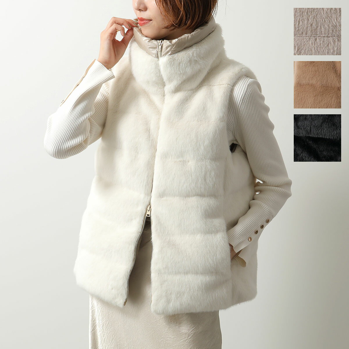 楽天市場】ヘルノ ダウンベスト（レディースファッション）の通販