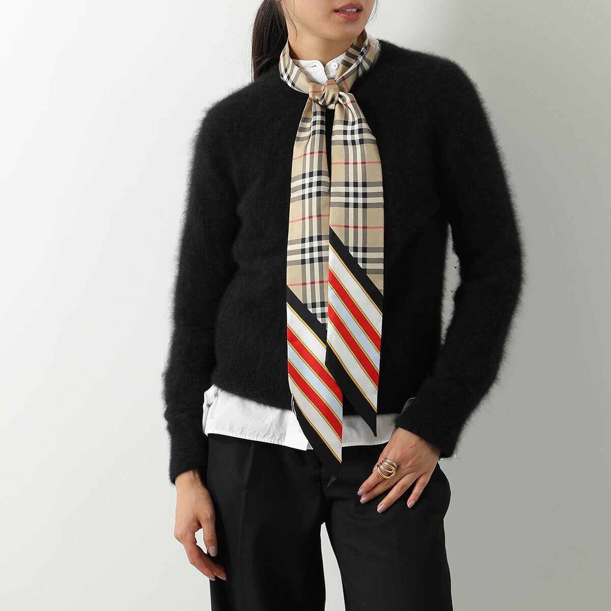カラー限定 BURBERRY バーバリー SKINNY SCARF スキニースカーフ 8072072 8072071 レディース auc-marks-run-10558358 インポートセレクトmusee サンプル画像3