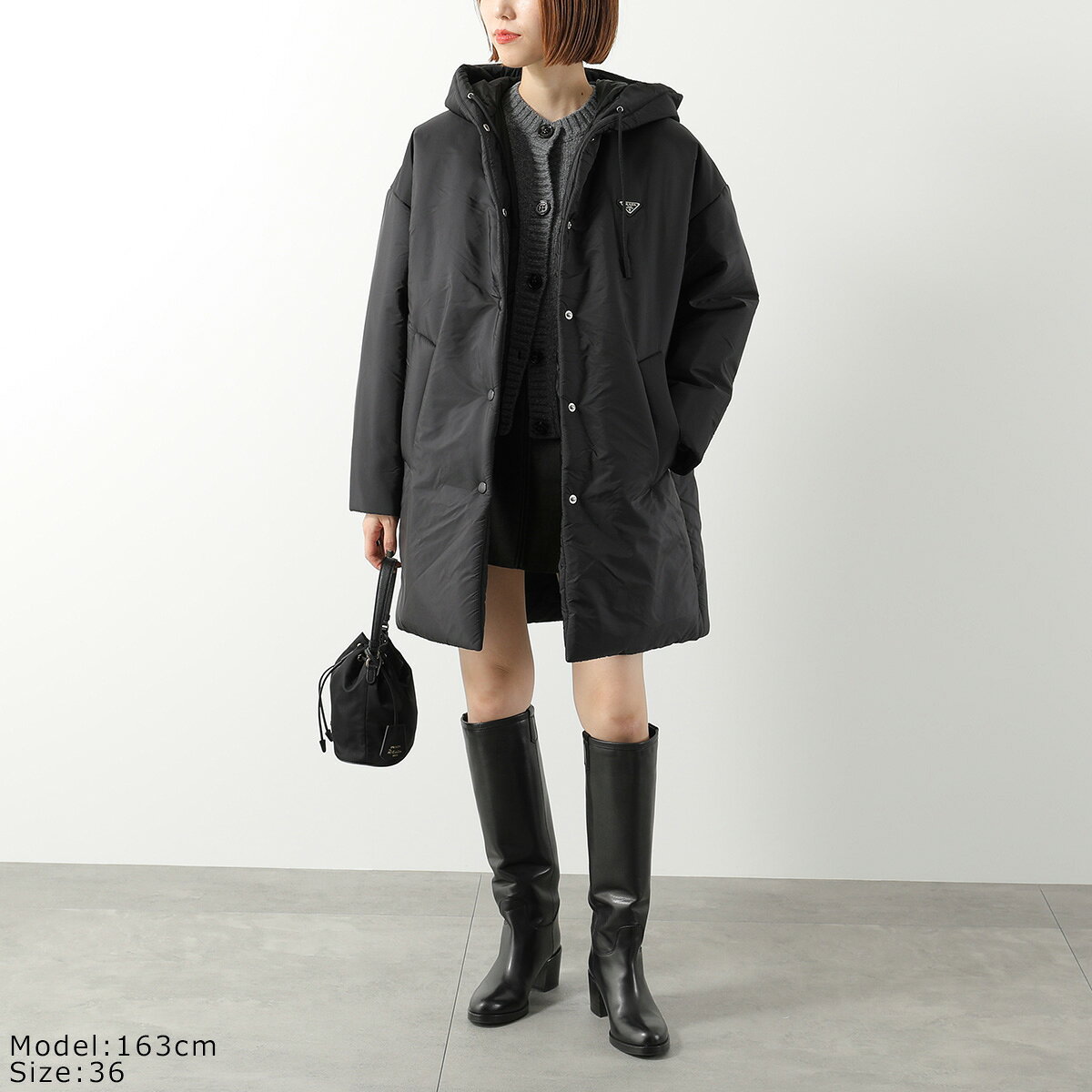 【最大2万円OFFクーポン対象・5/20限定】PRADA プラダ 中綿コート 29D960 1WQ9 レ...