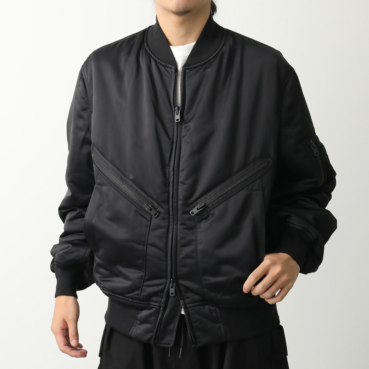 Y-3 ワイスリー ボンバージャケット BOMBER JACKET JX7270 メンズ ブルゾン 中綿入り ナイロン BLACK