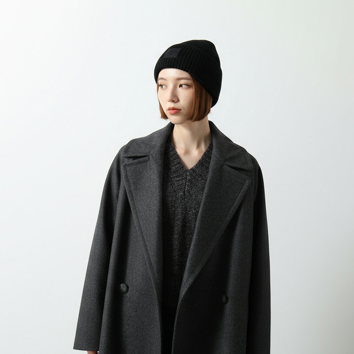 �ں���2����OFF�����ݥ��оݡ�4/10��4/12�����Acne Studios �����ͥ��ȥ��ǥ����� �˥å�˹ FA-UX-HATS000255 C40425 ��ǥ����� ��� �顼��Face���� �ӡ��ˡ� �˥åȥ���å� ˹�� ���顼3��