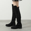 StuartWeitzman スチュアート・ワイツマン ロングブーツ 5050 S4465 レディース スペイン製 スウェード ストレッチ シューズ 靴 BLK