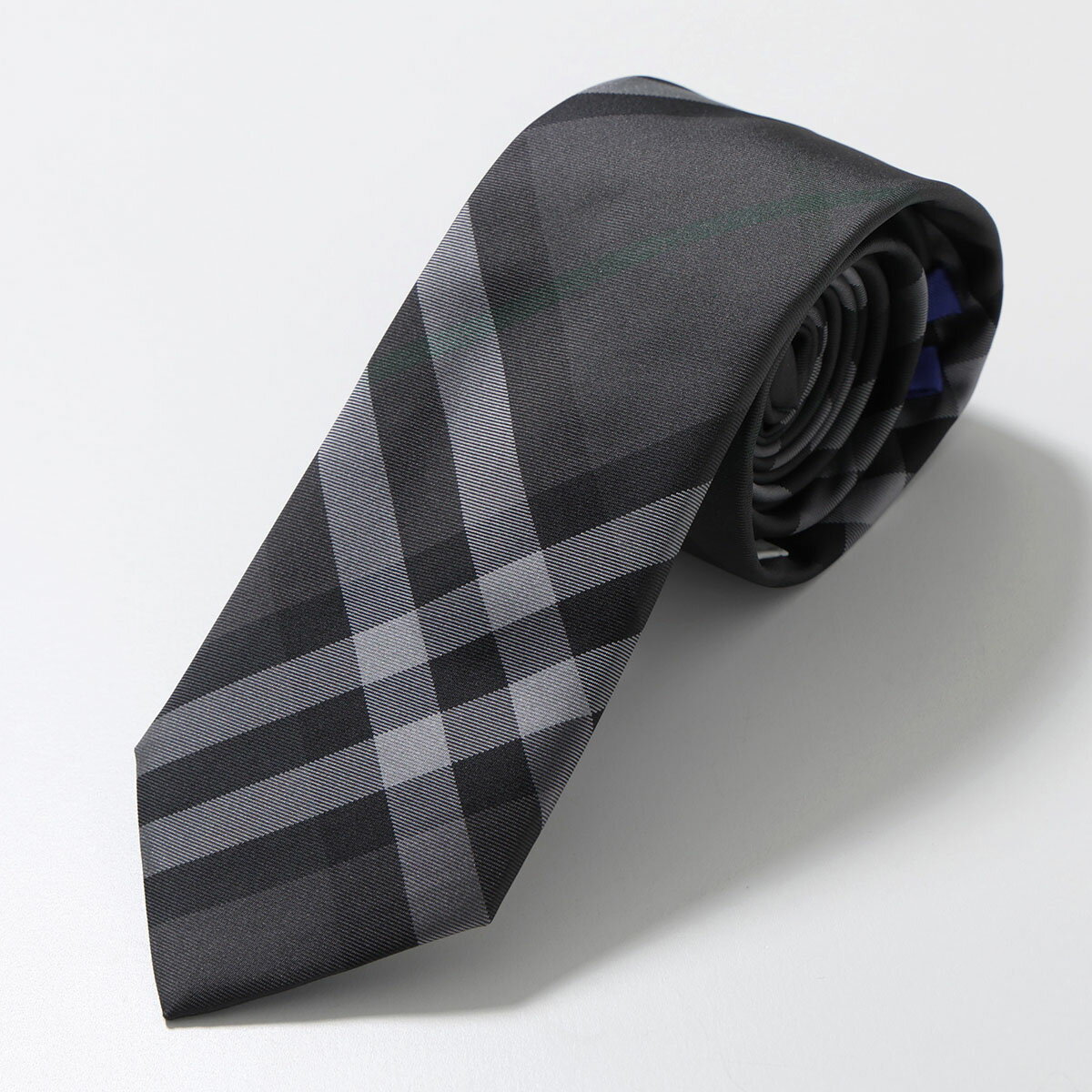 【11/18限定・最大2万円OFFクーポン配布中】BURBERRY バーバリー ネクタイ 8092950 メンズ イタリア製 シルク バーバリーチェック柄 CHARCOAL-IP-CHK