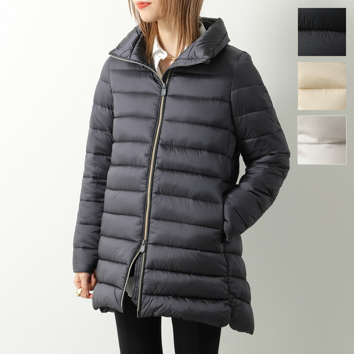 SAVE THE DUCK セイブザダック エコダウンジャケット LYDIA D43620W IRIS21 レディース 中綿ジャケット パファージャケット カラー4色