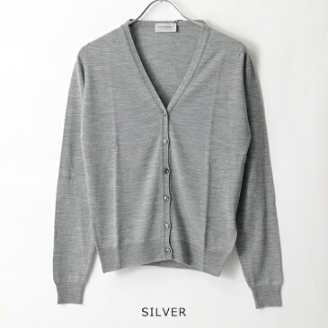 JOHN SMEDLEY ジョンスメドレー RIMINI ITALIAN FIT Vネック 長袖 カーディガン ニット カラー5色 レディース