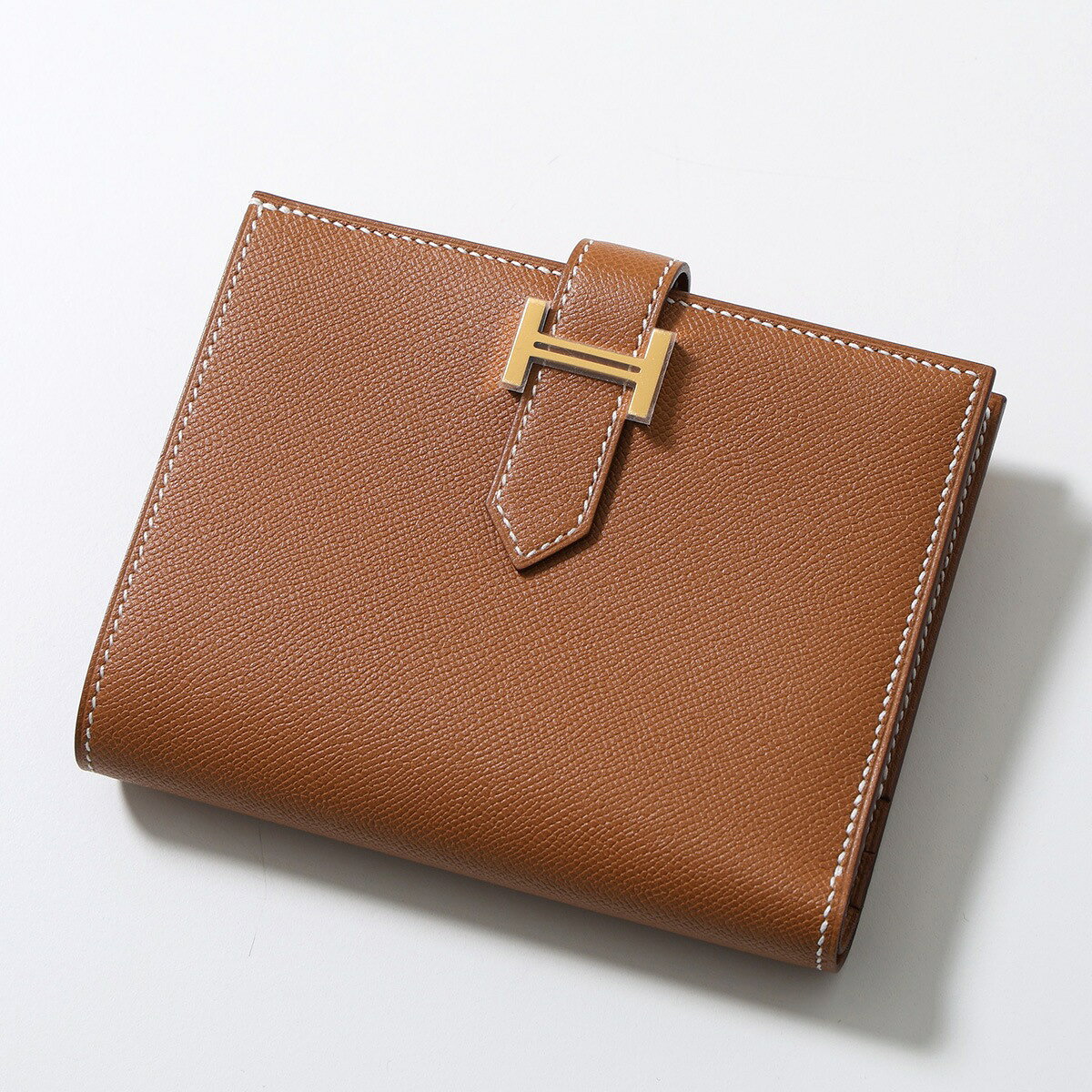 HERMES エルメス 二つ折り財布 ベアン コンパクト BEARN COMPACT マダム 084817CC ...