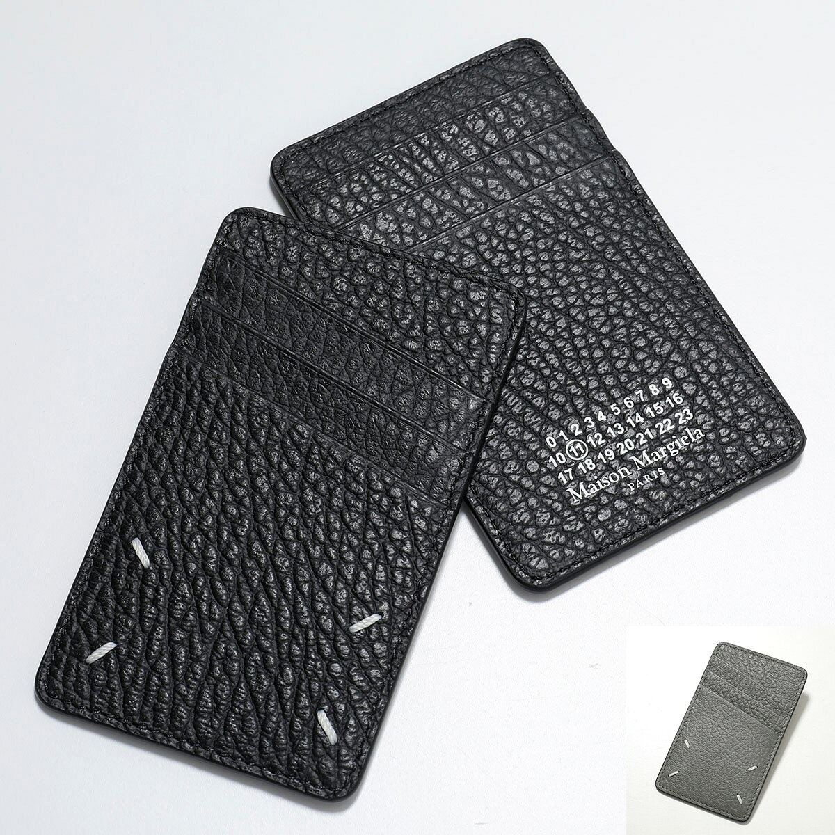MAISON MARGIELA メゾンマルジェラ カードケース SA1VX0017 P4455 メンズ バーティカルカードホルダー ミニ財布 パスケース カラー2色 SA1VX0017P4455T8013