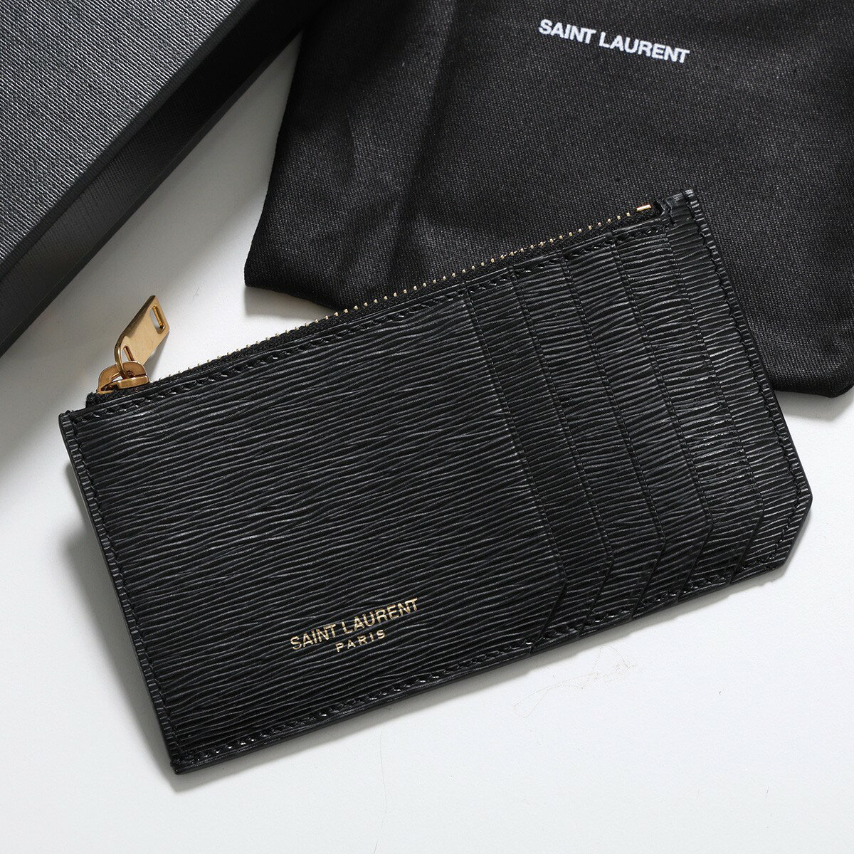 SAINT LAURENT スタッズ小銭入れ SAINT LAURENT サンローラン レザー カードケース 小銭入れ パスケース