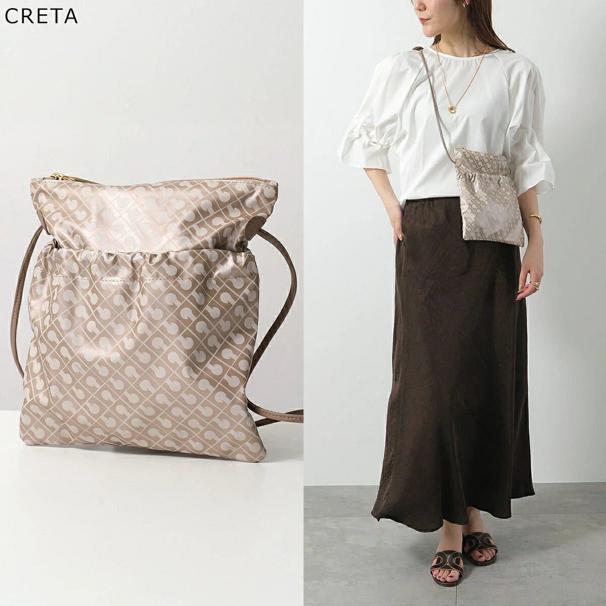 GHERARDINI ゲラルディーニ ショルダーバッグ SOFTY ソフティ FLAT CROSSBODY GH0231 レディース クロスボディ フラット ポシェット ミニバッグ 鞄 カラー9色