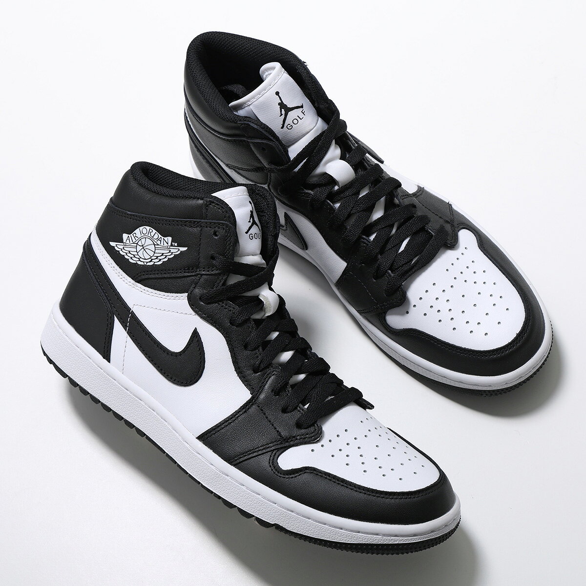 NIKE ナイキ スニーカー AIR JORDAN 1 HIGH G エアジョーダン ハイ ゴルフ DQ0660-101 メンズ ハイカット レザー シューズ 靴 WHITE/BLACK