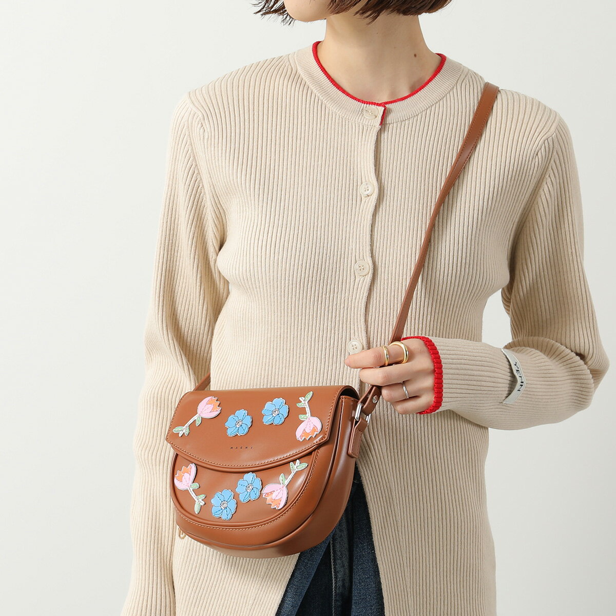 楽天市場】マルニ フラワー バッグ（性別レディース）（ショルダー