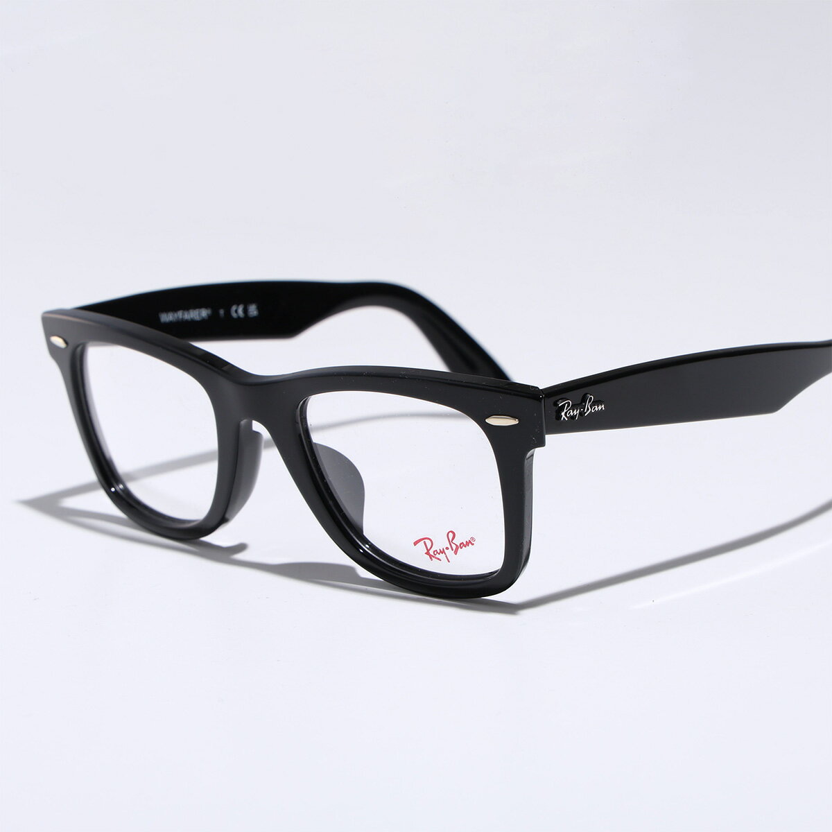Ray-Ban レイバン メガネ ORIGINAL WAYFARER OPTICS オリジナル ウェイファーラー RB5121F レディース ウェリントン型 セルフレーム フルリム メタルロゴ アイウェア 2000