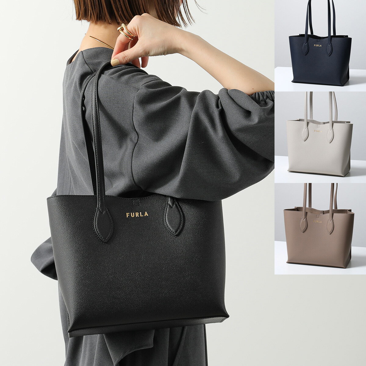 楽天市場】ネイビー（ブランドフルラ）（トートバッグ｜レディース