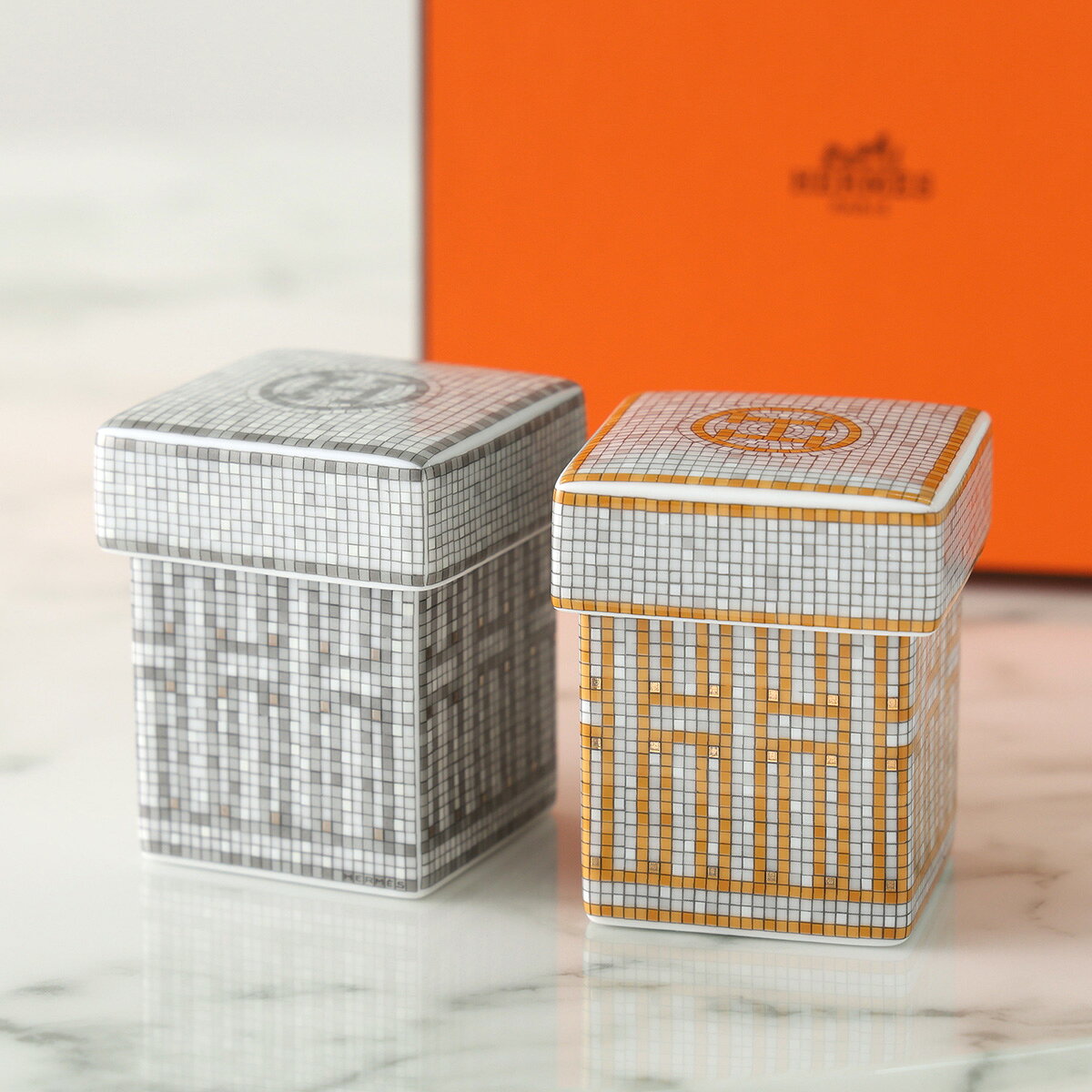 【最大2万円OFFクーポン対象・5/20限定】HERMES エルメス ティーキャディー Masaiq...