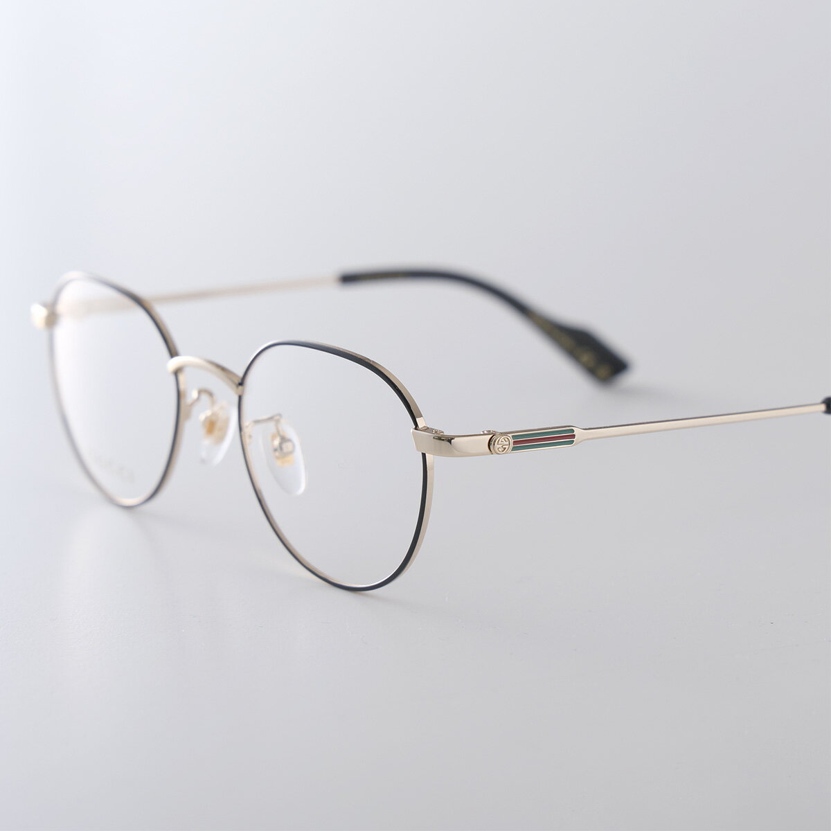 【最大2万円OFFクーポン対象・2/5限定】GUCCI グッチ メガネ GG1747OA メンズ ボストン型 ラウンド フルリム クリングスタイプ メタルフレーム 細フレーム GGロゴ アジアンフィット めがね 眼鏡 アイウェア 001/GOLD-GOLD-TRANSPARENT【dc_kikaku】