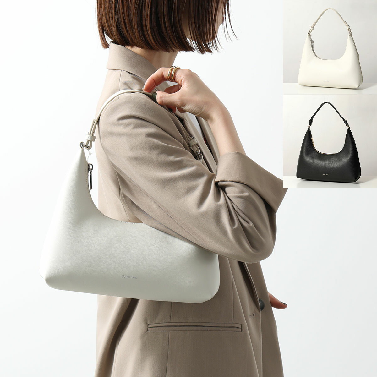 Rakuten - Calvin Klein カルバンクライン ハンドバッグ FOIL LOGO CONV SHOULDER BAG フォイル ロゴ ショルダーバッグ LV04F3272G レディース 鞄 カラー2色