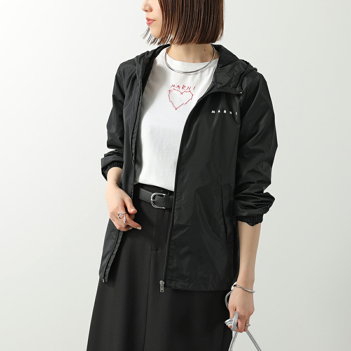 MARNI KIDS マルニ キッズ Tシャツ M01680 M00SG レディース ガールズ 半袖 カット...