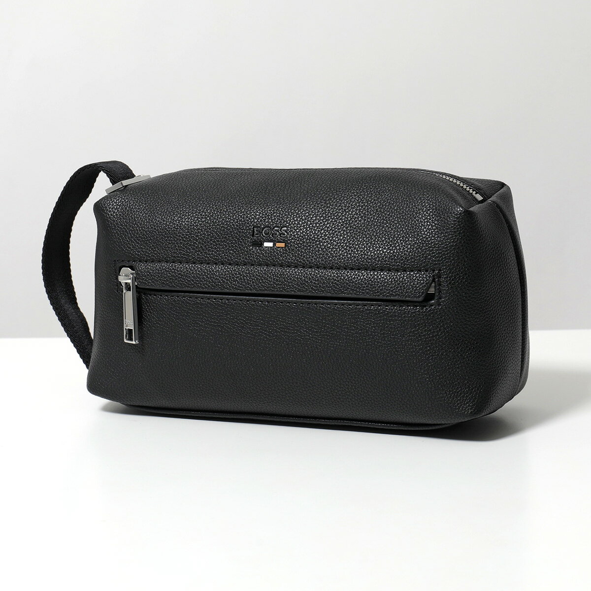 HUGO BOSS ヒューゴボス ウォッシュバッグ Ray Washbag N 50537003 メンズ セカンドバッグ エコレザー ロゴ 鞄 001