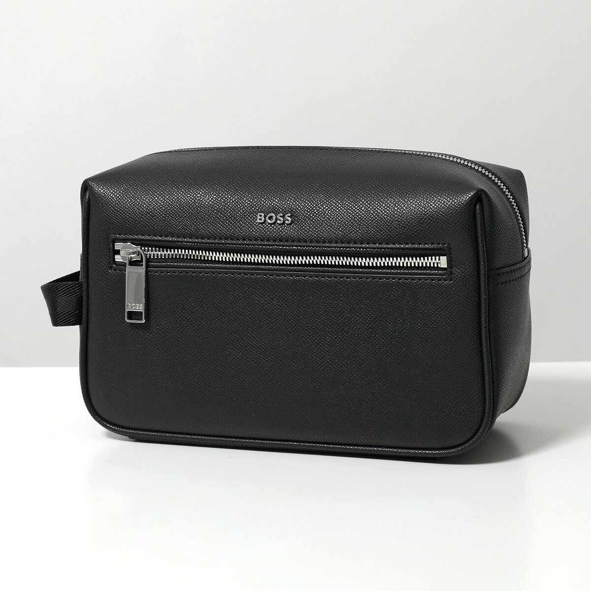 HUGO BOSS ヒューゴボス ウォッシュバッグ Daxter Washbag 50558456 メンズ セカンドバッグ エコレザー ロゴ 鞄 001