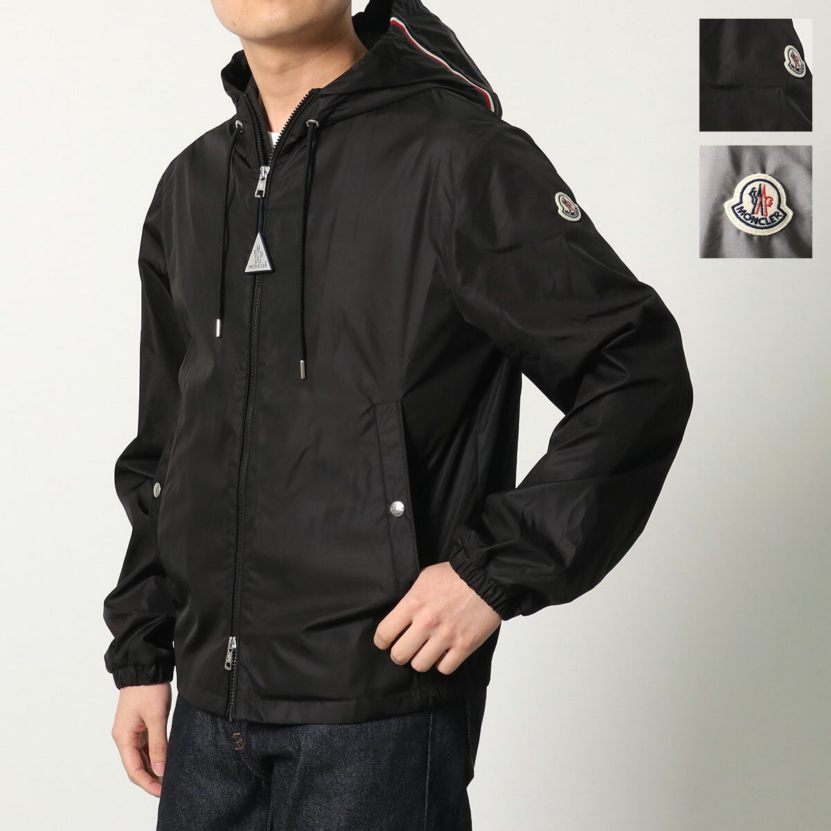MONCLER モンクレール ジャケット GRIMPEURS クライマー 1A00090 54155 メンズ フーテッド ジップアップ ブルゾン ナイロン アイコンパッチ 撥水 カラー3色【dc_kikaku】