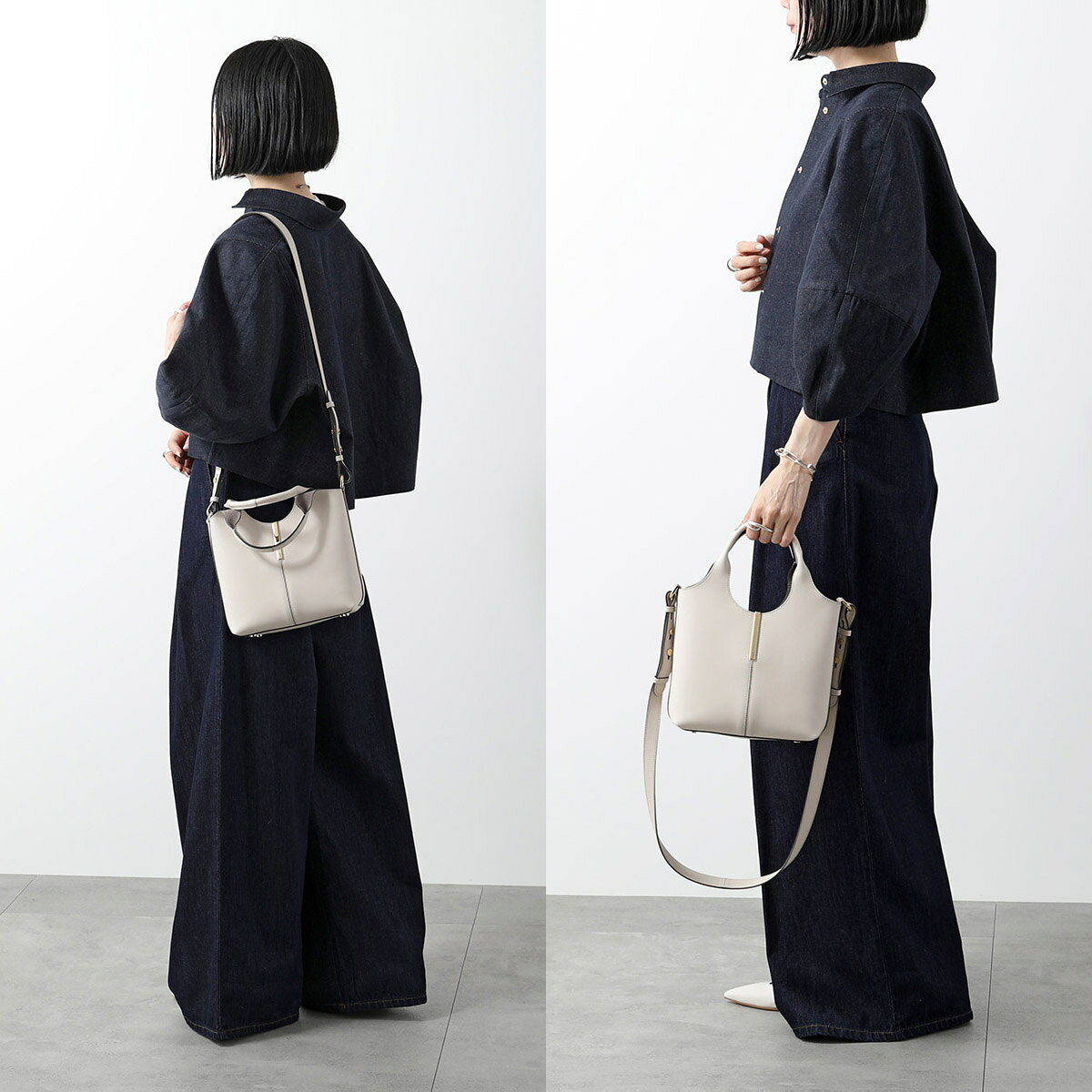 【最大2万円OFFクーポン対象 8/30限定】TODS トッズ ショルダーバッグ XBWEBRF0100UBL レディース レザー ショッピング トート バッグ ミニ ハンドバッグ クロスボディ ロゴメタル 鞄 XBWEBRF0100UBLB999 auc-marks-run-10544436 インポートセレクトmusee サンプル画像3