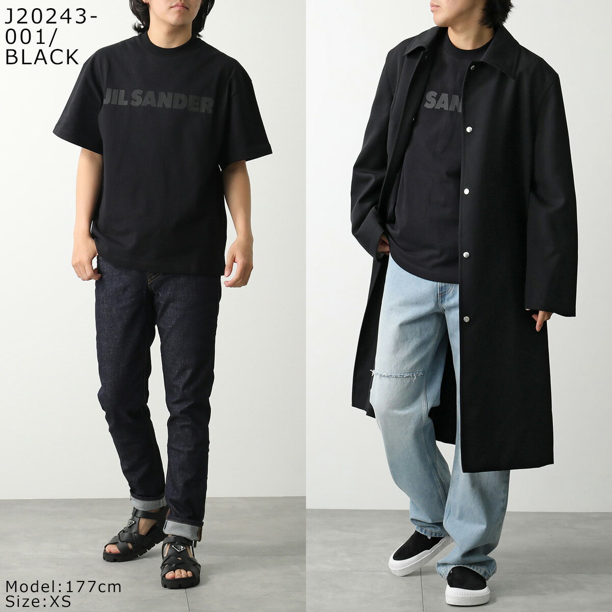 JIL SANDER ジルサンダー Tシャツ J03GC0137 J20243 J45148 メンズ 半袖 カットソー クルーネック ロゴT コットン カラー3色 J03GC0137J45148102