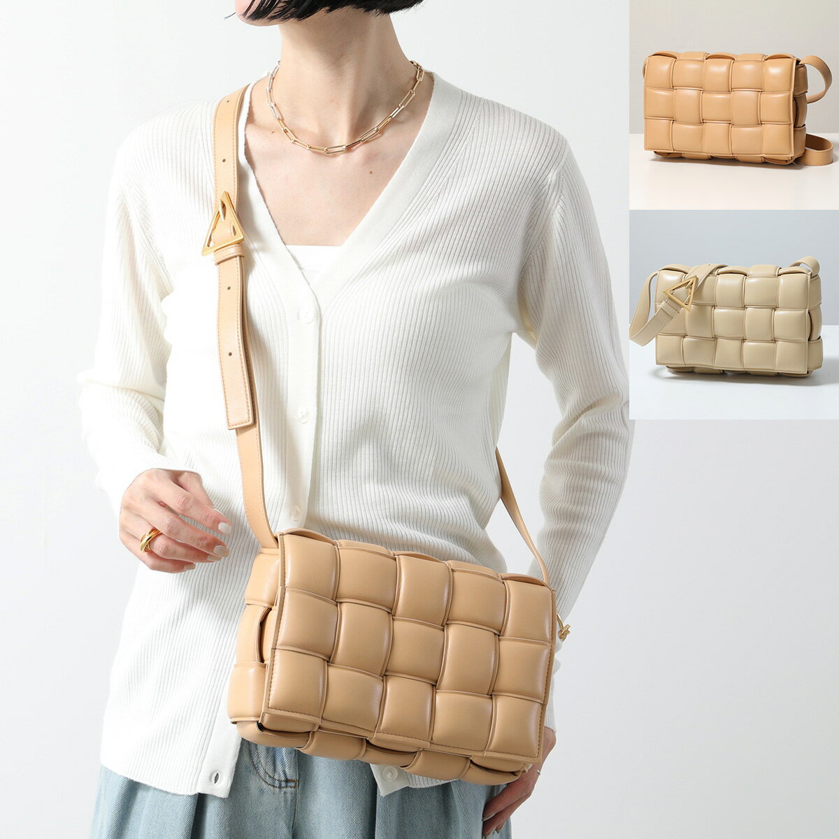 BOTTEGA VENETA ボッテガヴェネタ ショルダーバッグ パデッド CASSETTE カセット 591970 VCQR1 レディース クロスボディバッグ レザー 鞄 カラー2色
