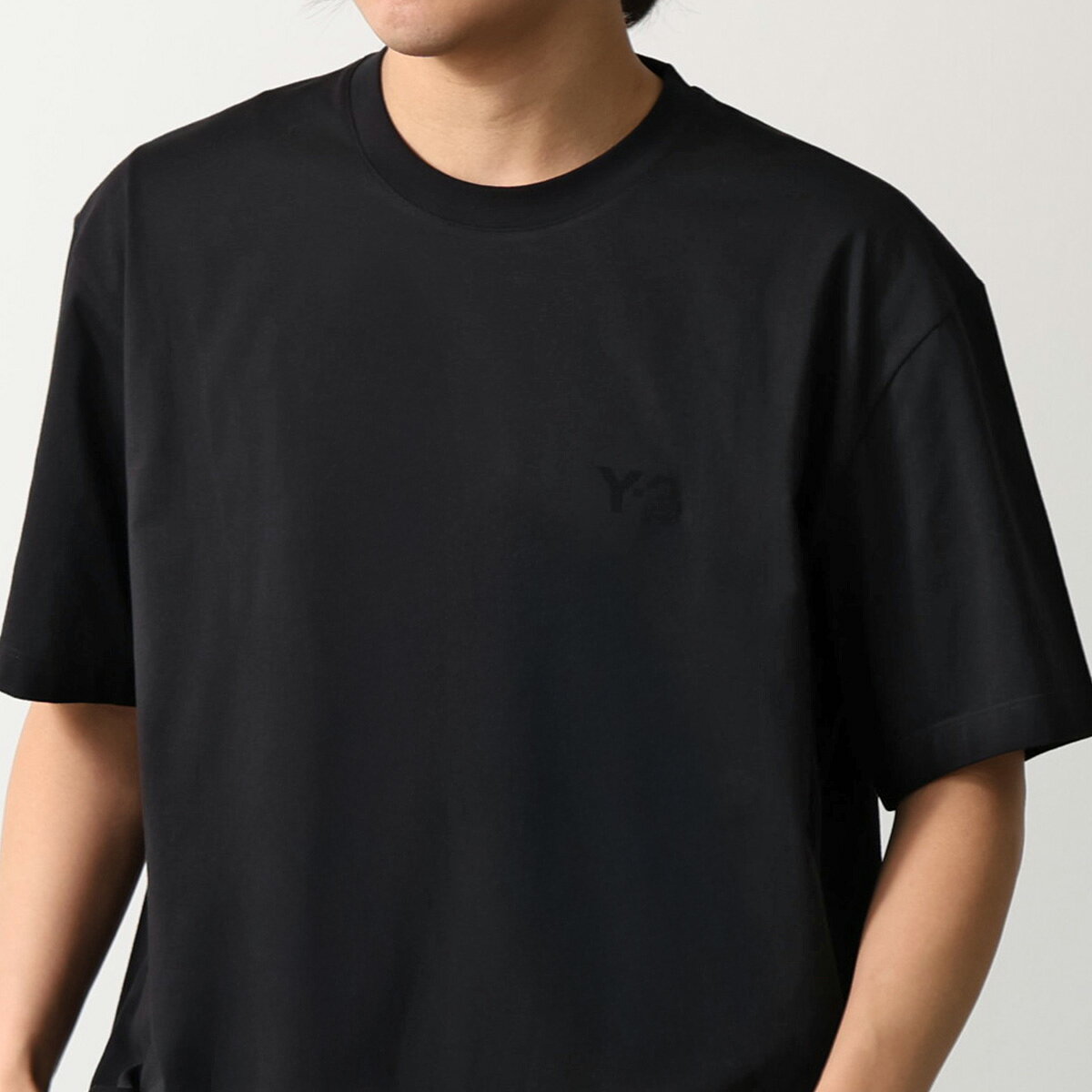 Rakuten - Y-3 ワイスリー Tシャツ REGULAR SHORT SLEEVE TEE レギュラー ショート スリーブ ティー KQ9783 メンズ 半袖 カットソー ロゴT BLACK