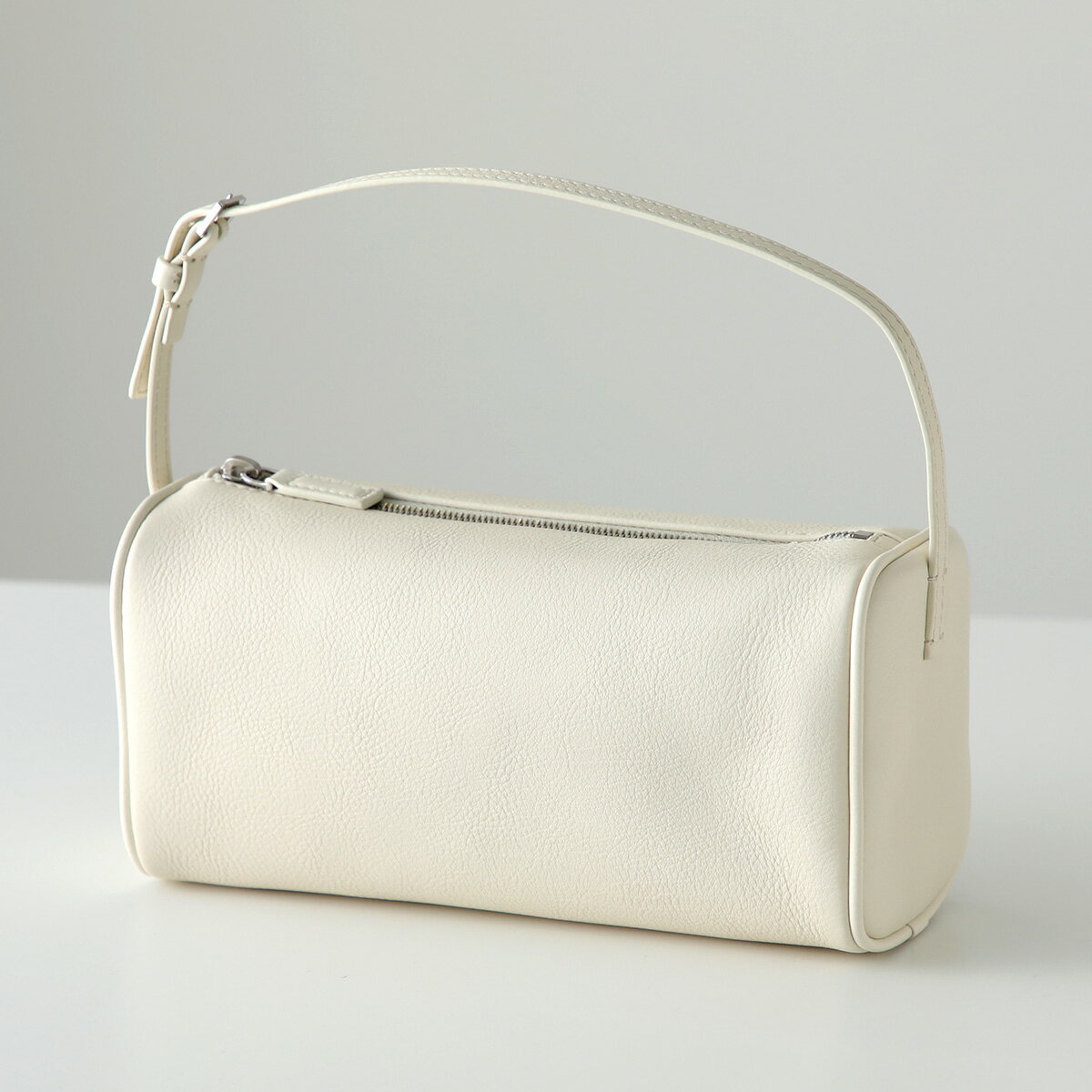 THE ROW ザ・ロウ ハンドバッグ 90's Bag W1281 L97 レディース レザー トップハンドルバッグ ミニバッグ ポーチバッグ ロゴ 鞄 IVORY-PLD W1281L97IVPD