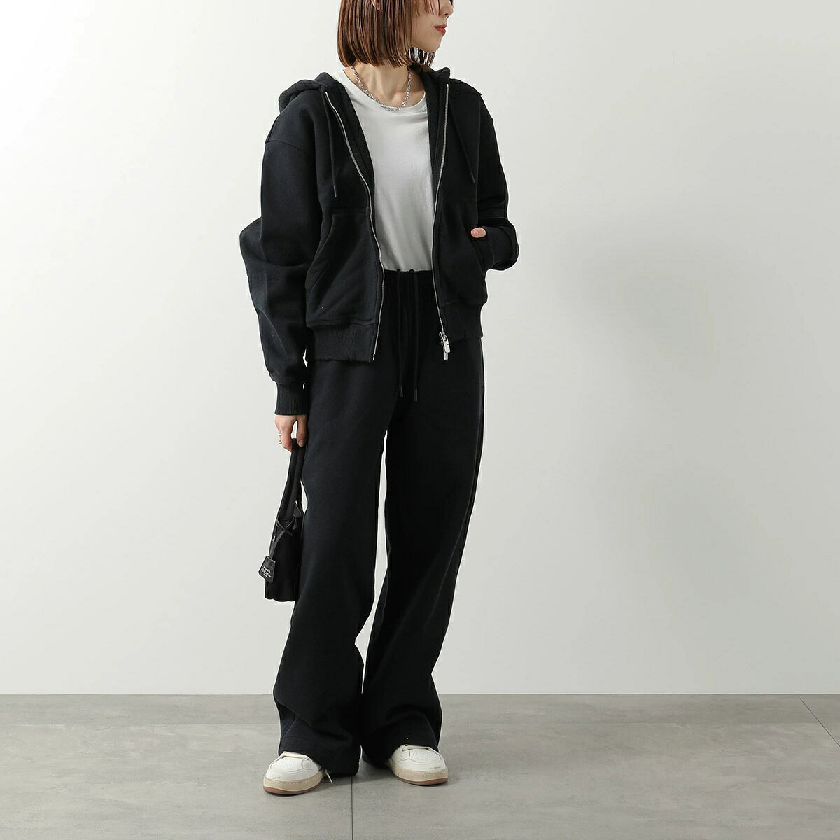 BURBERRY バーバリー スウェットパンツ 8087393 レディース コットン 裏起毛 ストレート ワイド 刺繍ロゴ セッ auc-marks-run-10567214 インポートセレクトmusee サンプル画像3