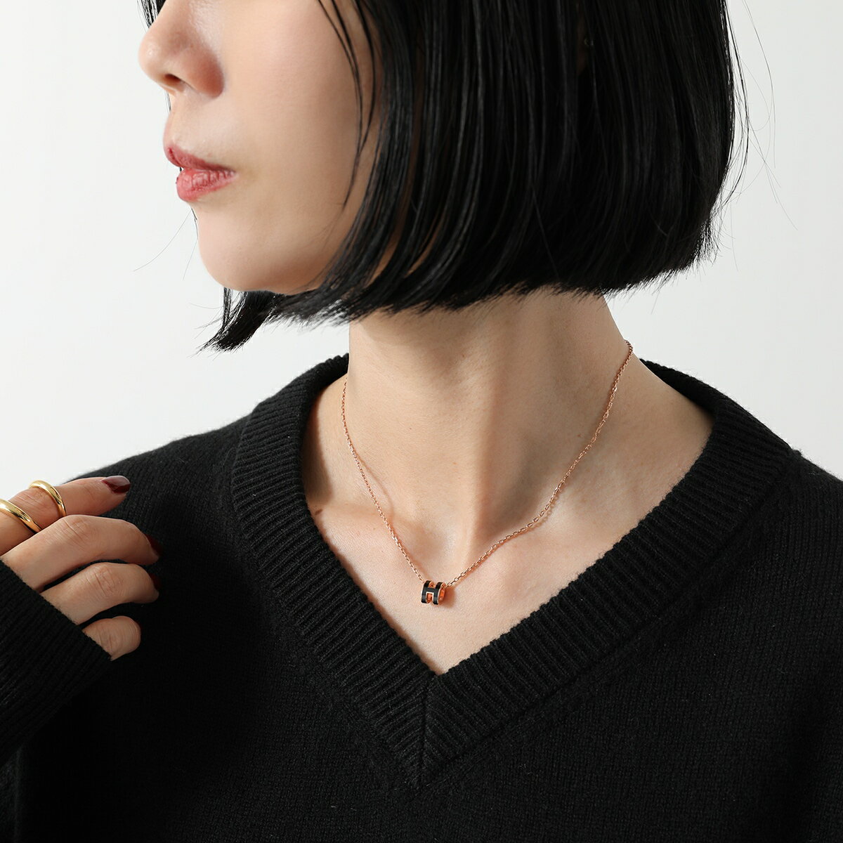 【最大2万円OFFクーポン対象・5/17～5/18限定】HERMES エルメス ネックレス ポップ...