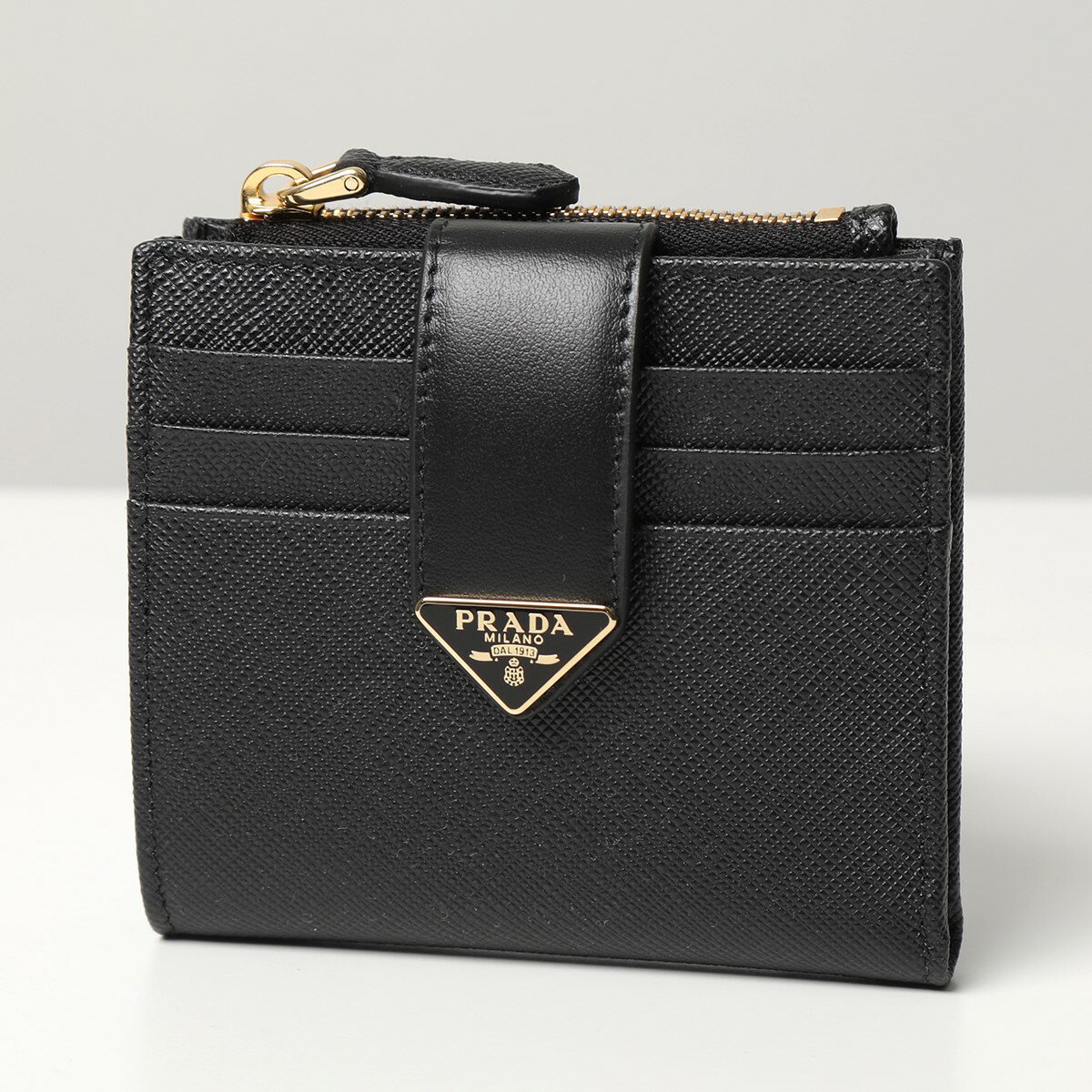 PRADA プラダ 二つ折り財布 1ML047 2DYG レディース レザー サフィアーノ カードケ...
