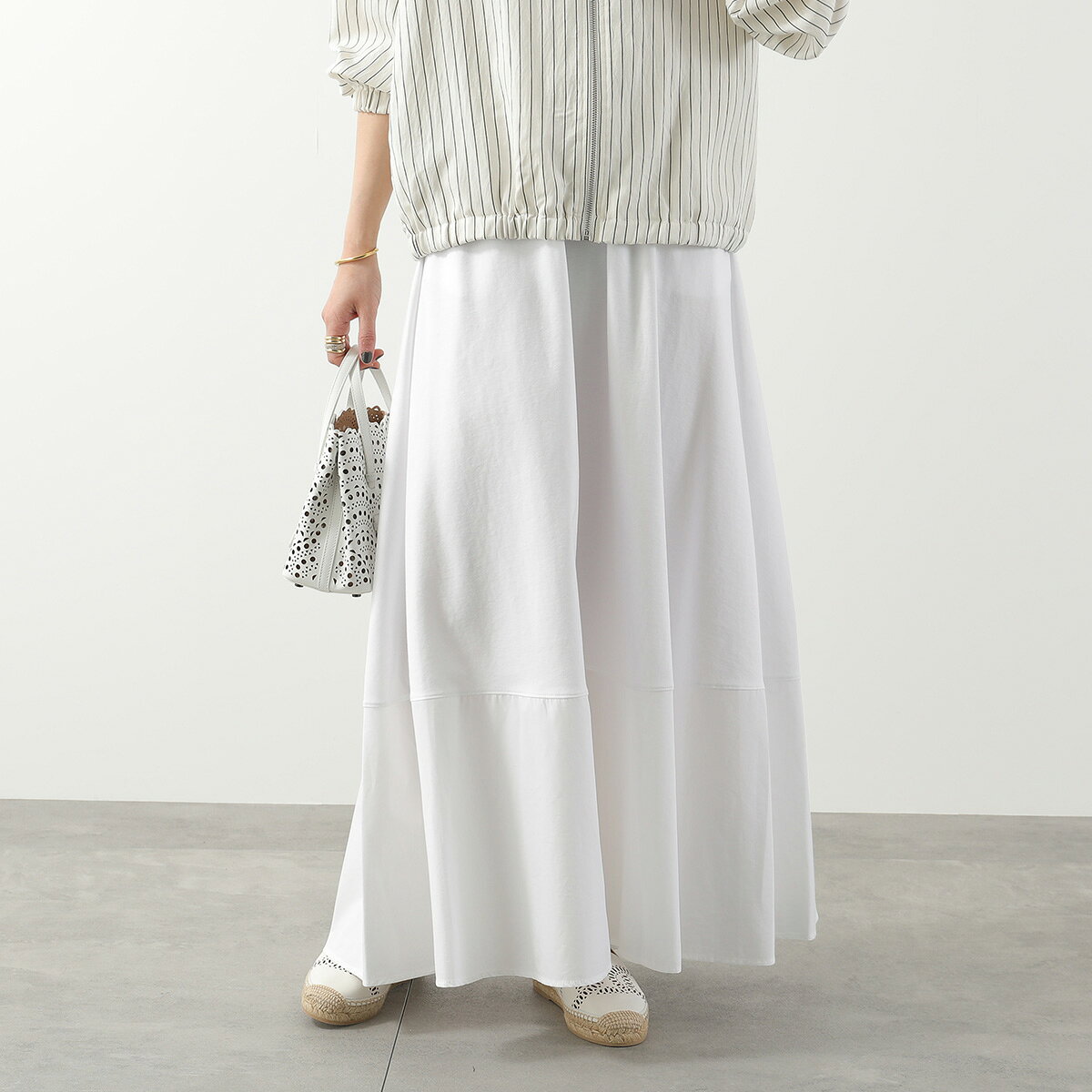 【最大2万円OFFクーポン対象・8/18限定】MAX MARA MM マックスマーラ ロングスカート RIBES リベス レディース フレア ストレッチ auc-marks-run-10568209 インポートセレクトmusee サンプル画像3