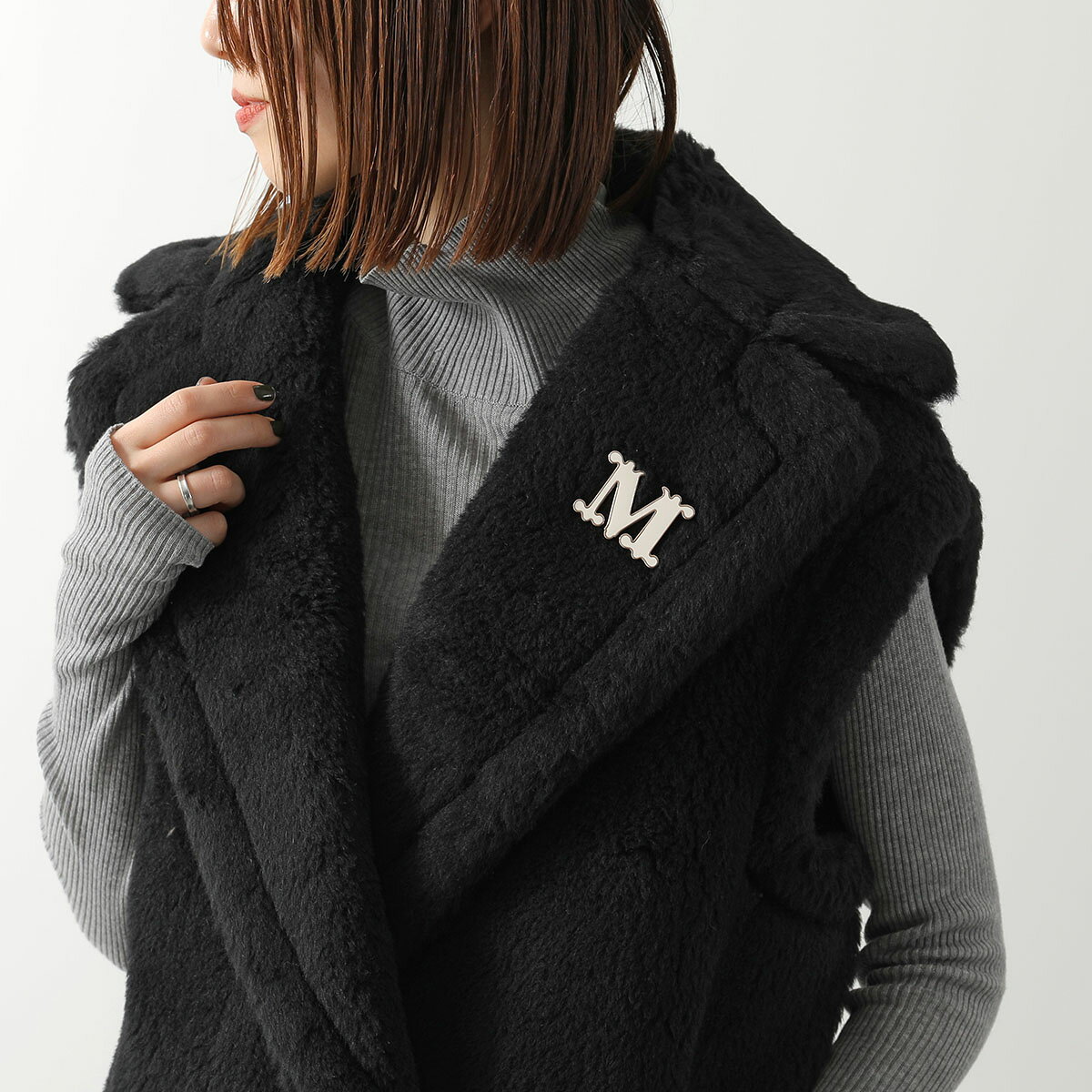 インポートセレクトmuseeの【最大2万円OFFクーポン対象・8/15～8/16限定】【訳あり】MAX MARA マックスマーラ ブローチ EGREGE アグレジェ レディース アクセサリー メタル ピンバッジ 001｜アングル3