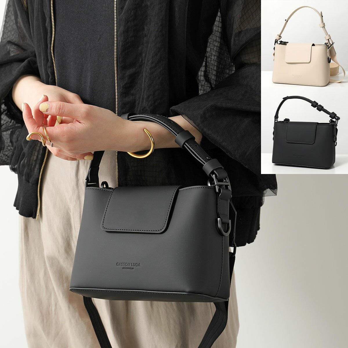 Rakuten - GASTON LUGA ガストンルーガ ハンドバッグ Splashini スプラッシーニ CB200 CB201 レディース 撥水 ショルダーバッグ 鞄