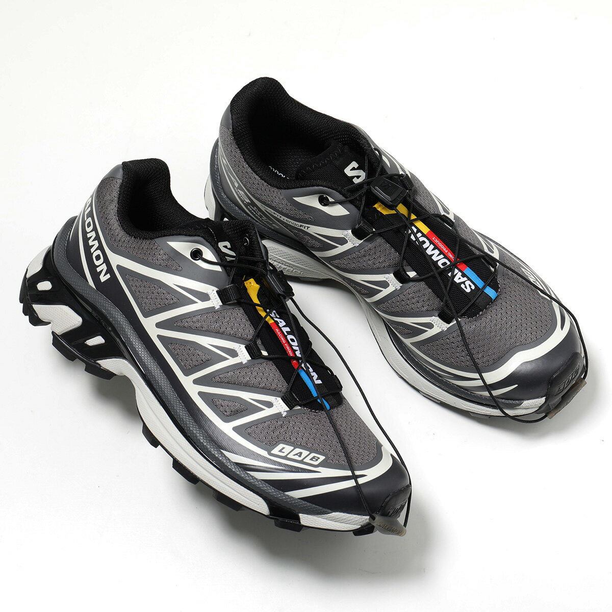 SALOMON サロモン スニーカー XT-6 L47989500 レディース ローカット 軽量 2.5cm シューズ 靴 Black/Asphalt/Castlerock