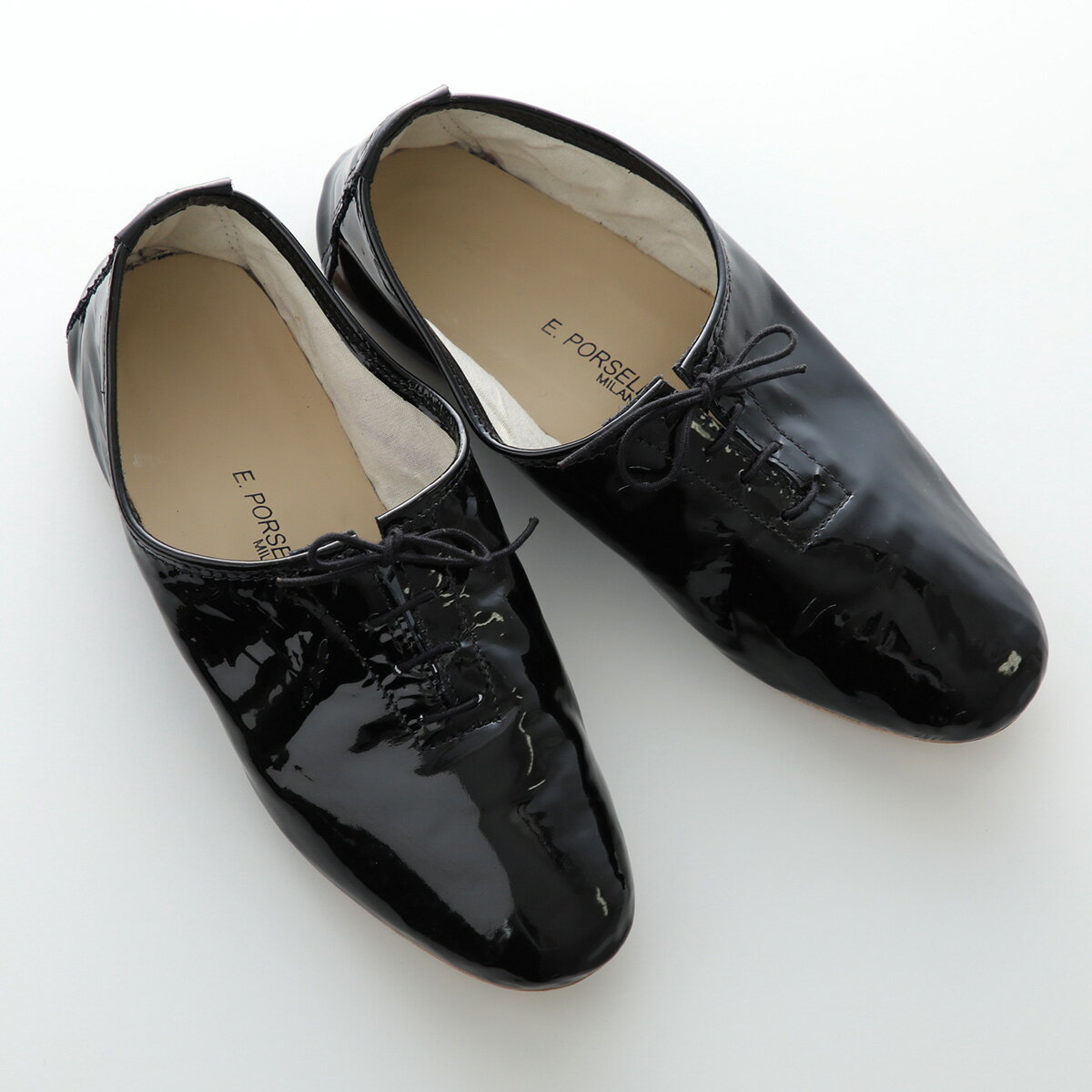ポルセリ　38 ポルセリ ブルー バレエシューズ No.38 Bluette | porsellina