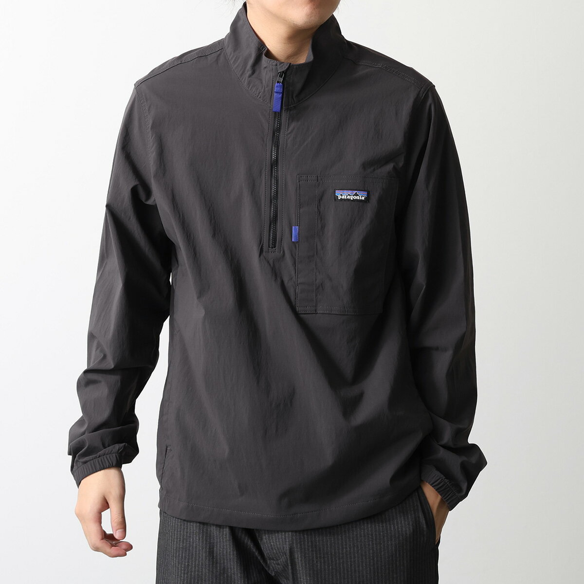 Rakuten - patagonia パタゴニア ジャケット M'S OUTDOOR EVERYDAY MARSUPIAL 20345 リサイクルナイロン ハーフジップ UVカット ロゴ INBK/INK-BLACK
