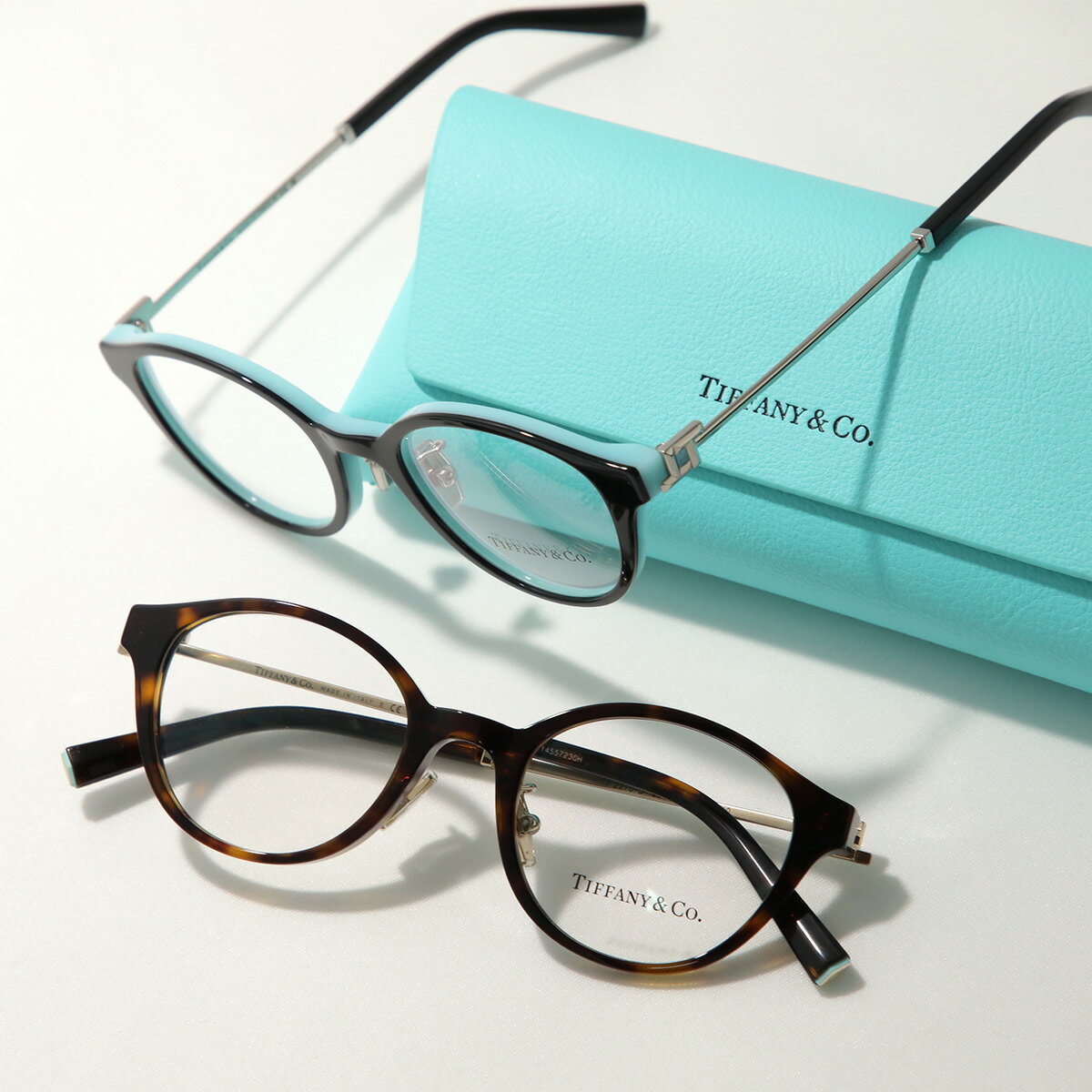 Four Nines （999.9） - Tiffany&Co. ティファニー メガネ Tiffany T ティファニー ティー TF2275-D レディース ボストン型 セルフレーム フルリム クリングスタイプ アジアンフィット