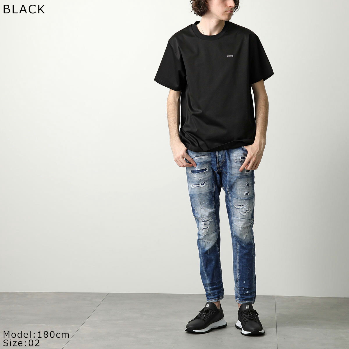 【最大2万円OFFクーポン対象・4/29～5/1限定】TATRAS タトラス 半袖 Tシャツ SELO セロ MCKZ0053083588 メンズ コットン ロゴ ロゴT クルーネック