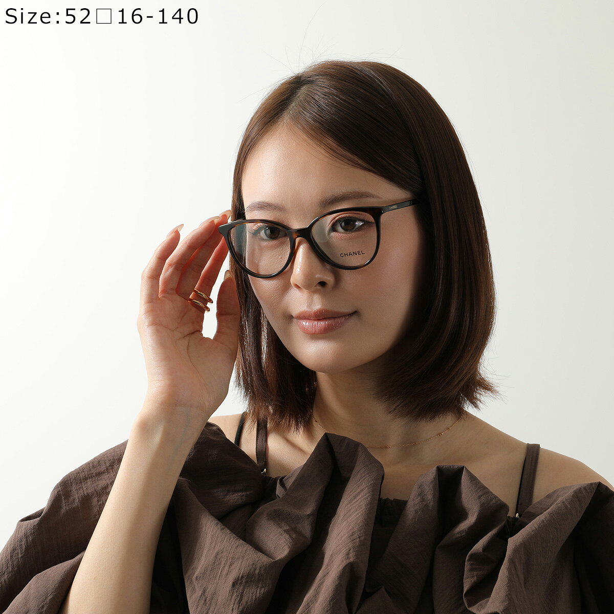 【最大2万円OFFクーポン対象・7/10～7/12限定】CHANEL シャネル メガネ 3446 レデ...