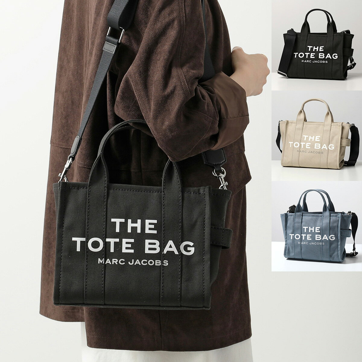 MARC JACOBS マークジェイコブス トートバッグ M0016493 レディース キャンバス ショルダーバッグ 鞄 カラー2色